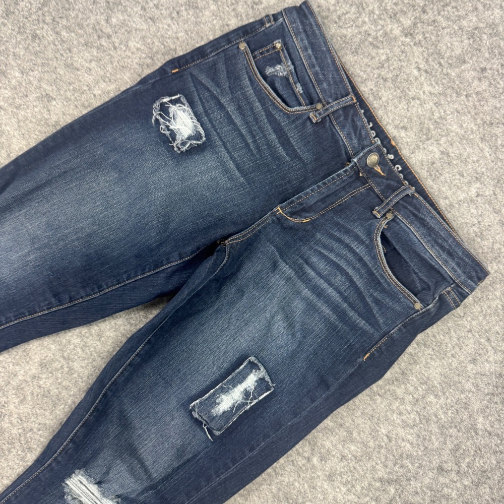 Articles of Society Mya Repair Skinny Jeans Dark Wash‎ Distressed 28 5352DR-597